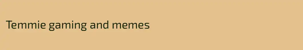 Temmie gaming and memes